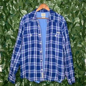 Lucky Brand Blue Flannel